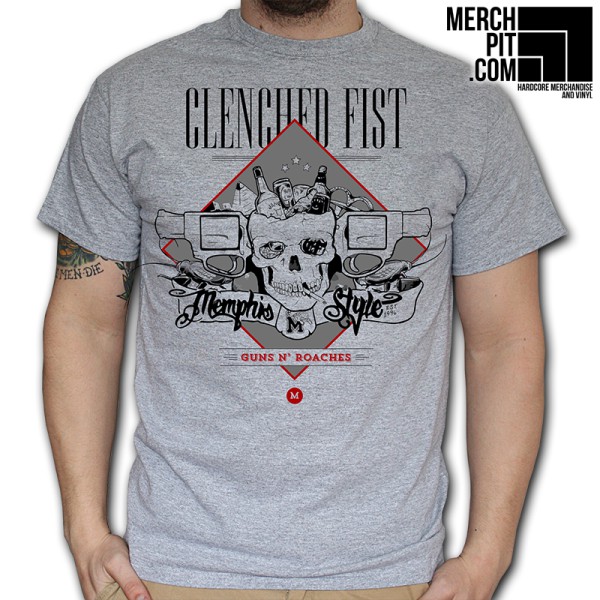 Clenched Fist - Guns N' Roaches - T-Shirt